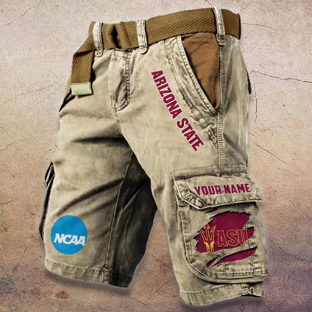 Sportswearmerch Arizona State Sun Devils NCAA Denim Short For Fan