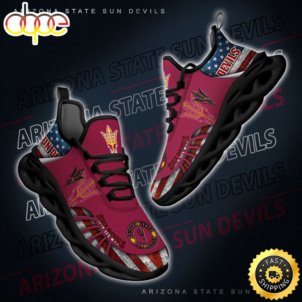 Sportswearmerch Arizona State Sun Devils NCAA Max Soul Shoes Sneakers For Men And Women