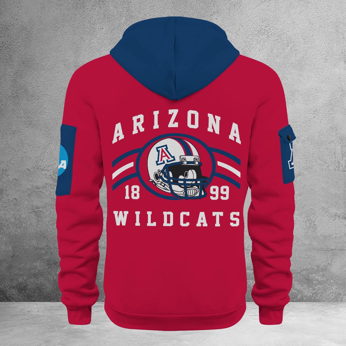 Sportswearmerch Arizona Wildcats NCAA Half Zip Hoodie Personalized For Fan