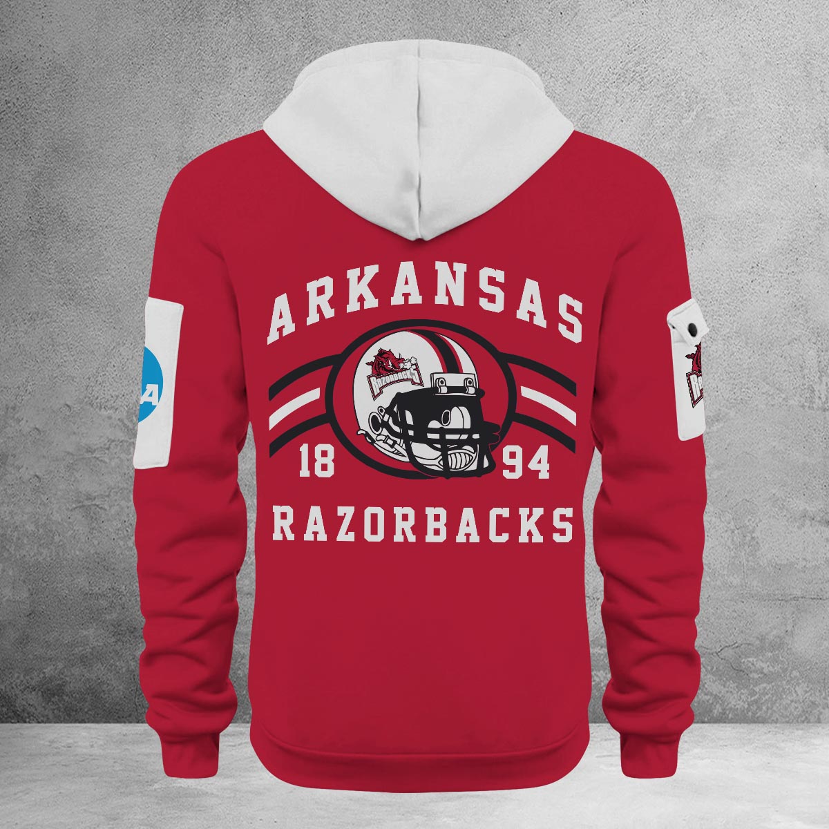 Sportswearmerch Arkansas Razorbacks NCAA Half Zip Hoodie Personalized For Fan