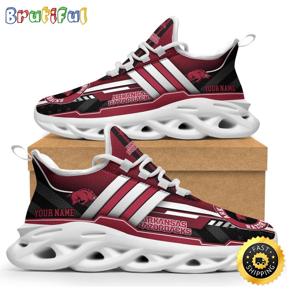 Sportswearmerch Arkansas Razorbacks NCAA Max Soul Shoes Sneakers For Fan