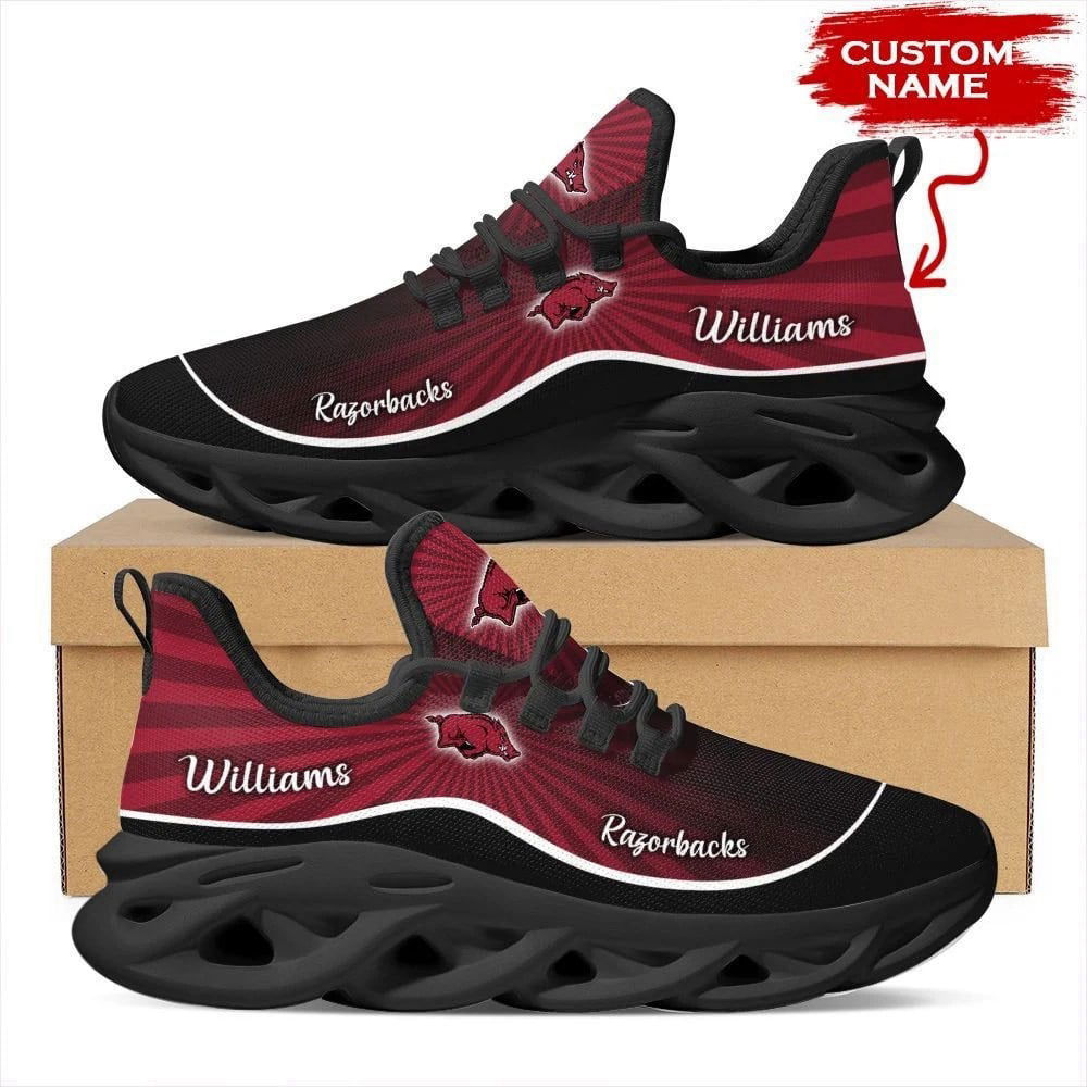 Sportswearmerch Arkansas Razorbacks NCAA Max Soul Shoes Sneakers For Men And Women