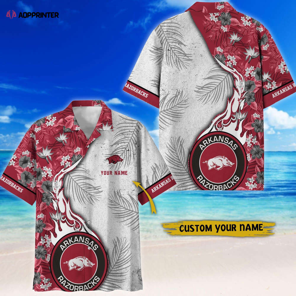 Sportswearmerch Arkansas Razorbacks NCAA Personalized Hawaiian Shirt For Fan