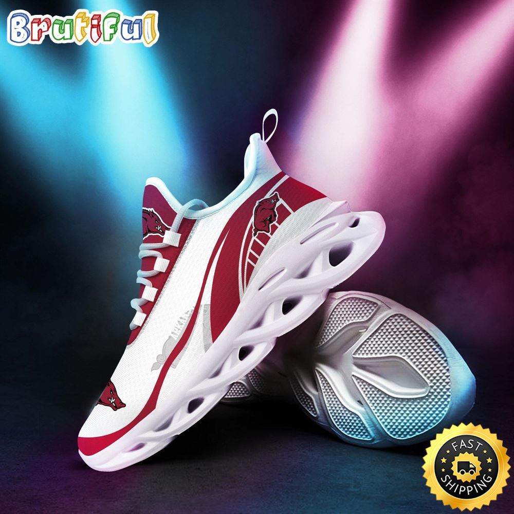 Sportswearmerch Arkansas Razorbacks NCAA Sneakers Max Soul Shoes For Fan