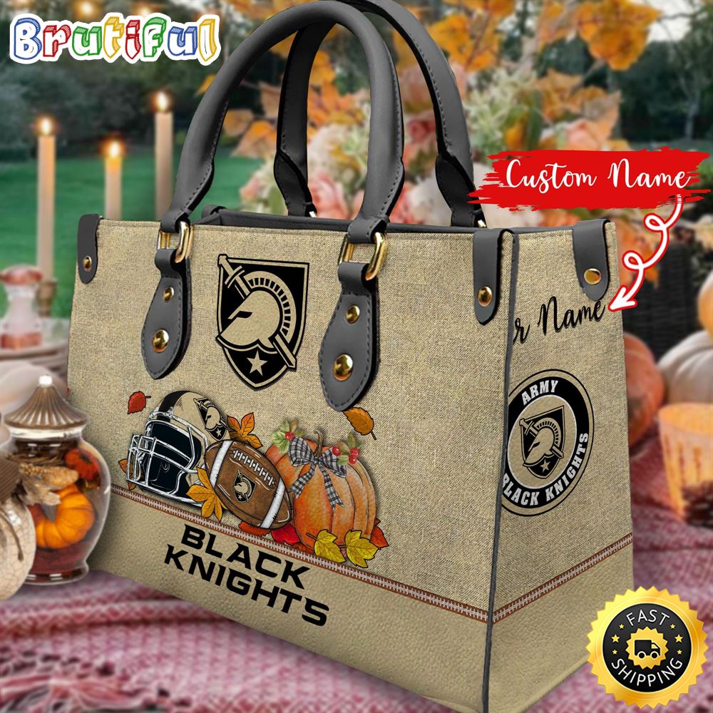 Sportswearmerch Army Black Knights NCAA Autumn Leather Handbag For Fan