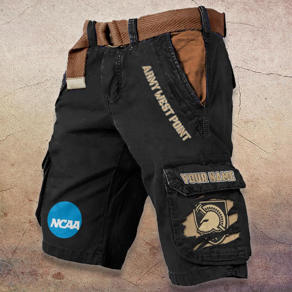 Sportswearmerch Army Black Knights NCAA Denim Short For Fan