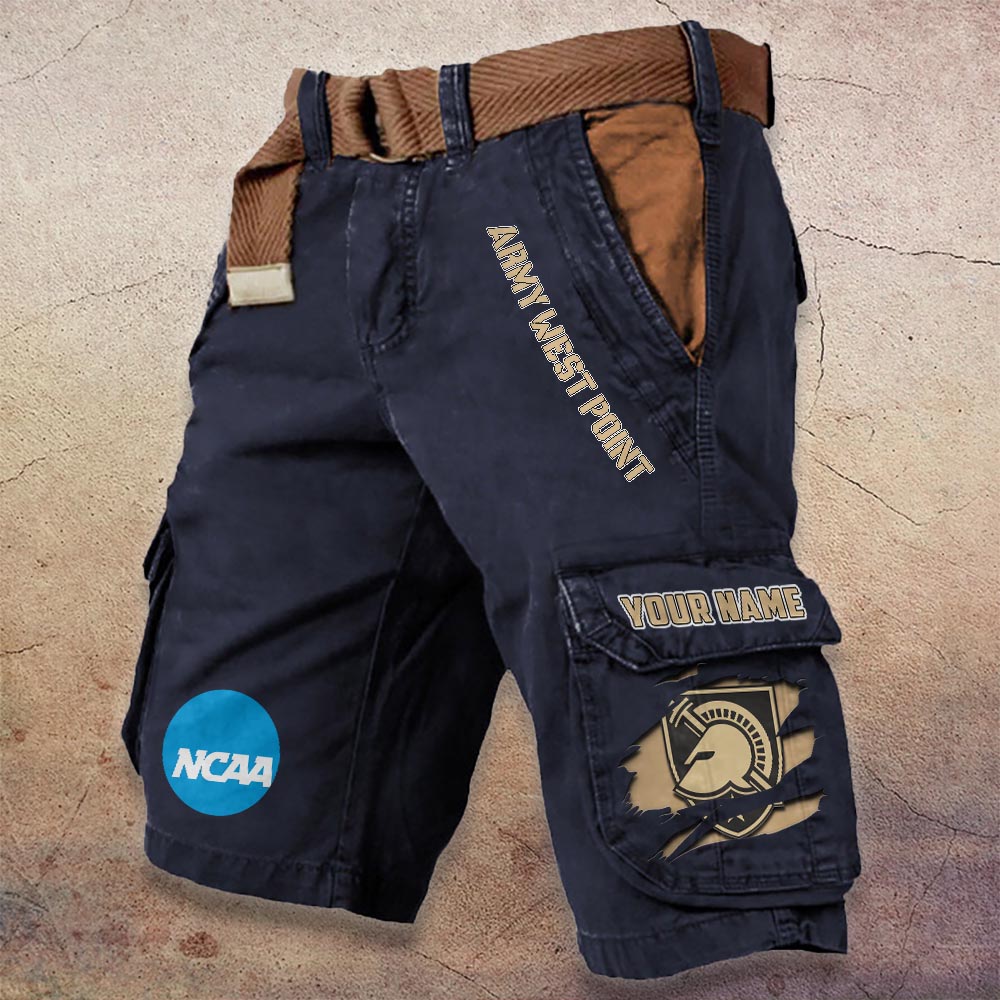 Sportswearmerch Army Black Knights NCAA Denim Short For Fan