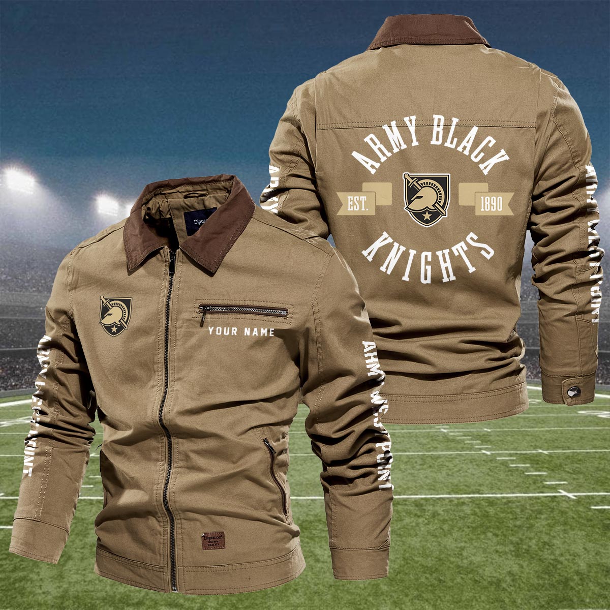 Sportswearmerch Army Black Knights NCAA Lapel Jacket For Fan