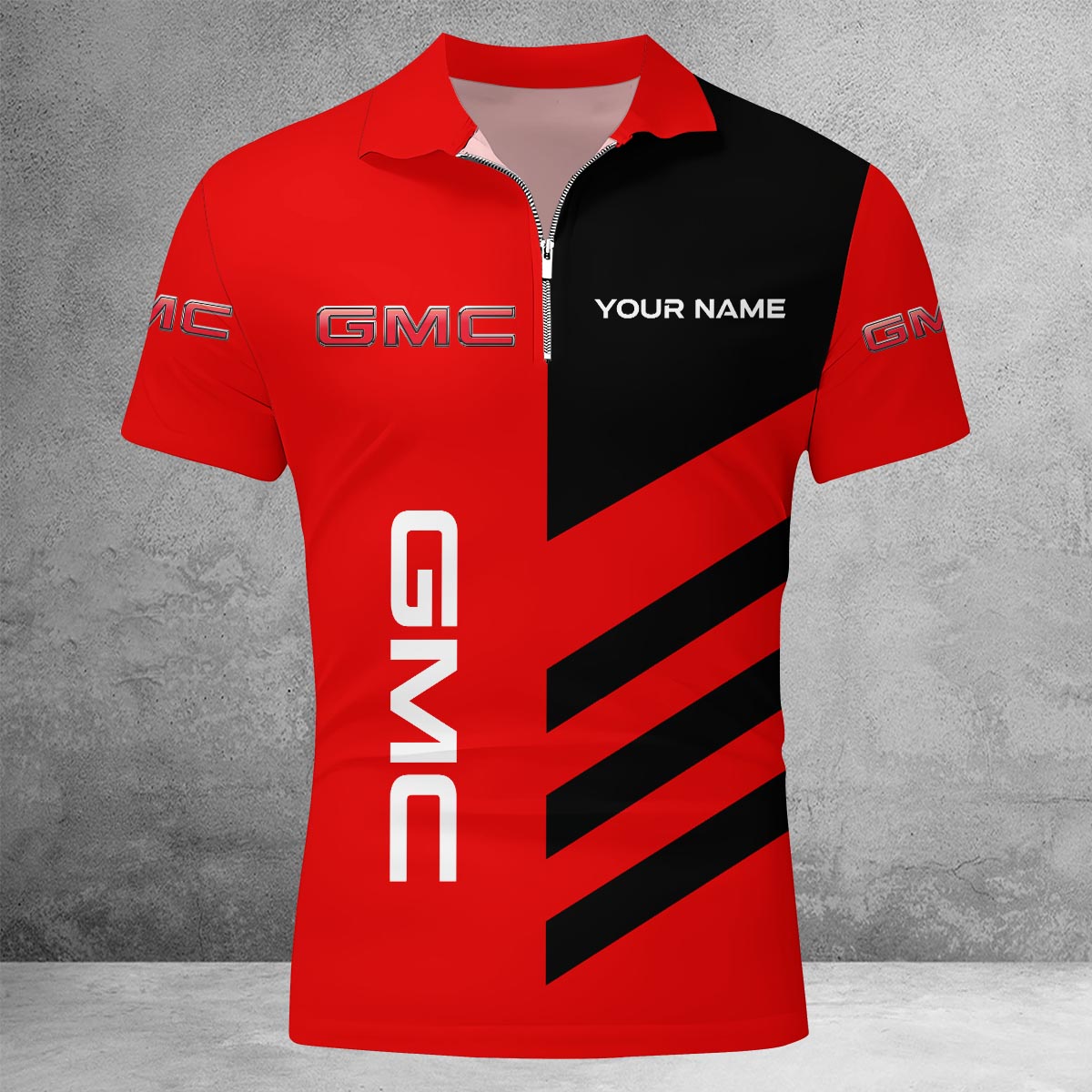 Sportswearmerch Army Black Knights NCAA Lapel Zip Polo Shirt For Fan