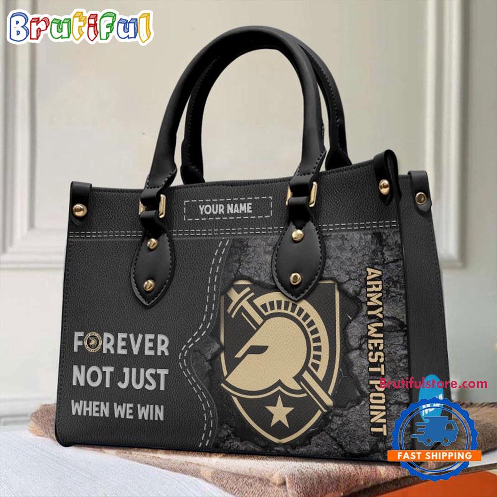 Sportswearmerch Army Black Knights NCAA Leather Hand Bag For Fan