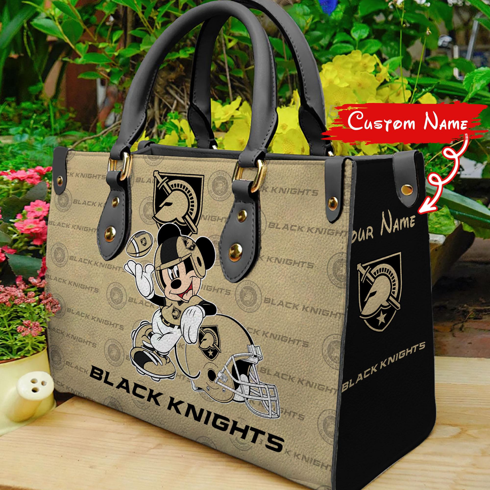 Sportswearmerch Army Black Knights NCAA x Mickey Women Leather Handbag For Fan