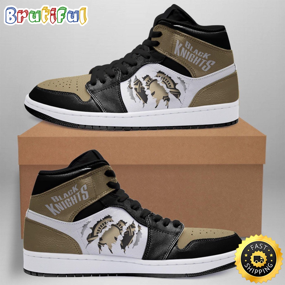 Sportswearmerch Army Knights NCAA Tearing Open AJ1 High Sneakers Shoes For Men And Women