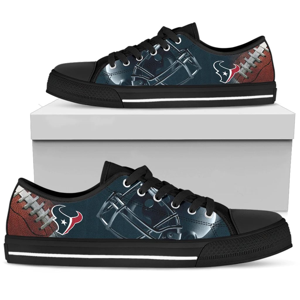 Sportswearmerch Artistic Pro Houston Texans NFL Low Top Canvas Sneakers Shoes For Men And Women