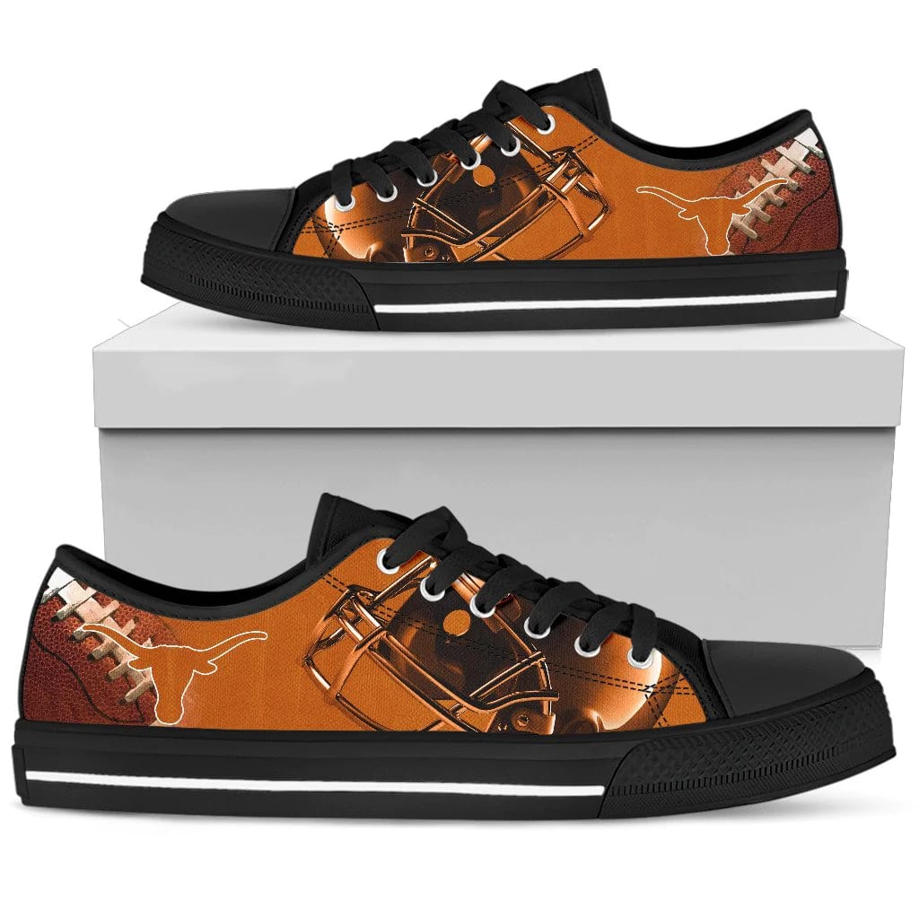 Sportswearmerch Artistic Pro Texas Longhorns Low Top Canvas Sneakers Shoes For Men And Women