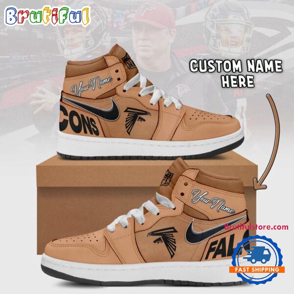 Sportswearmerch Atlanta Falcons NFL AJ1 High Sneakers Shoes For Men And Women