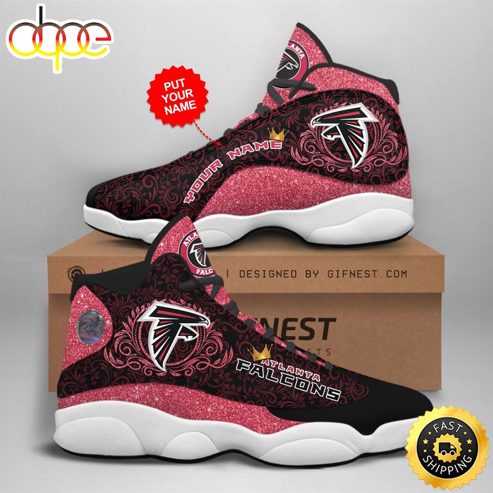 Sportswearmerch Atlanta Falcons NFL AJ13 Sneakers Shoes For Men And Women