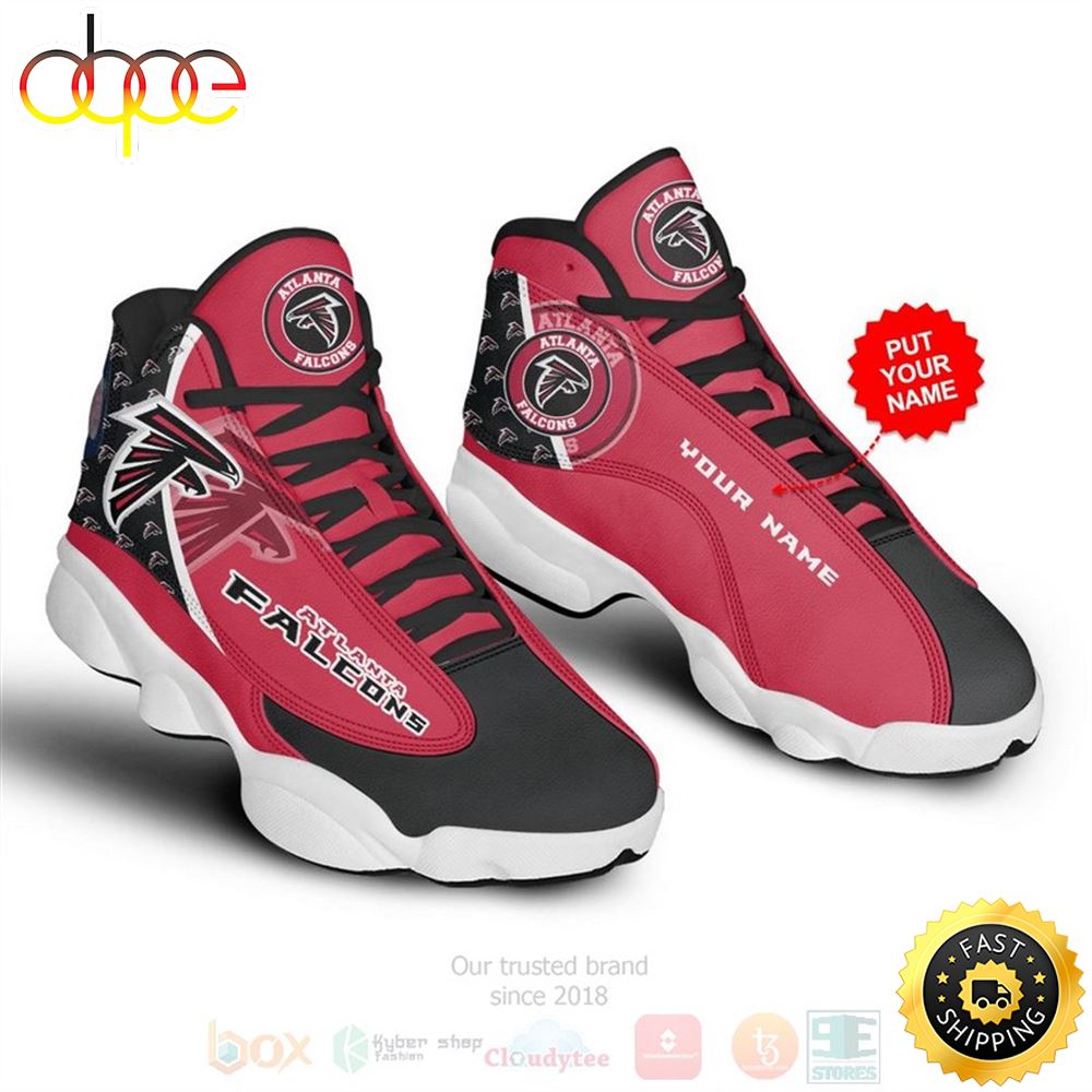 Sportswearmerch Atlanta Falcons NFL AJ13 Sneakers Shoes For Men And Women