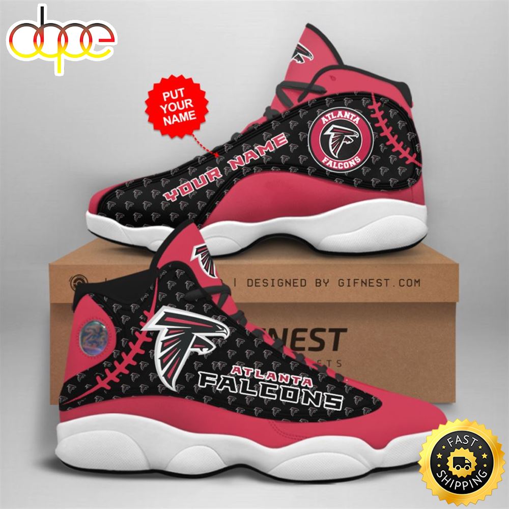 Sportswearmerch Atlanta Falcons NFL AJ13 Sneakers Shoes For Men And Women