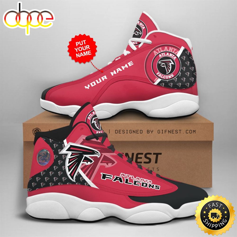 Sportswearmerch Atlanta Falcons NFL AJ13 Sneakers Shoes For Men And Women