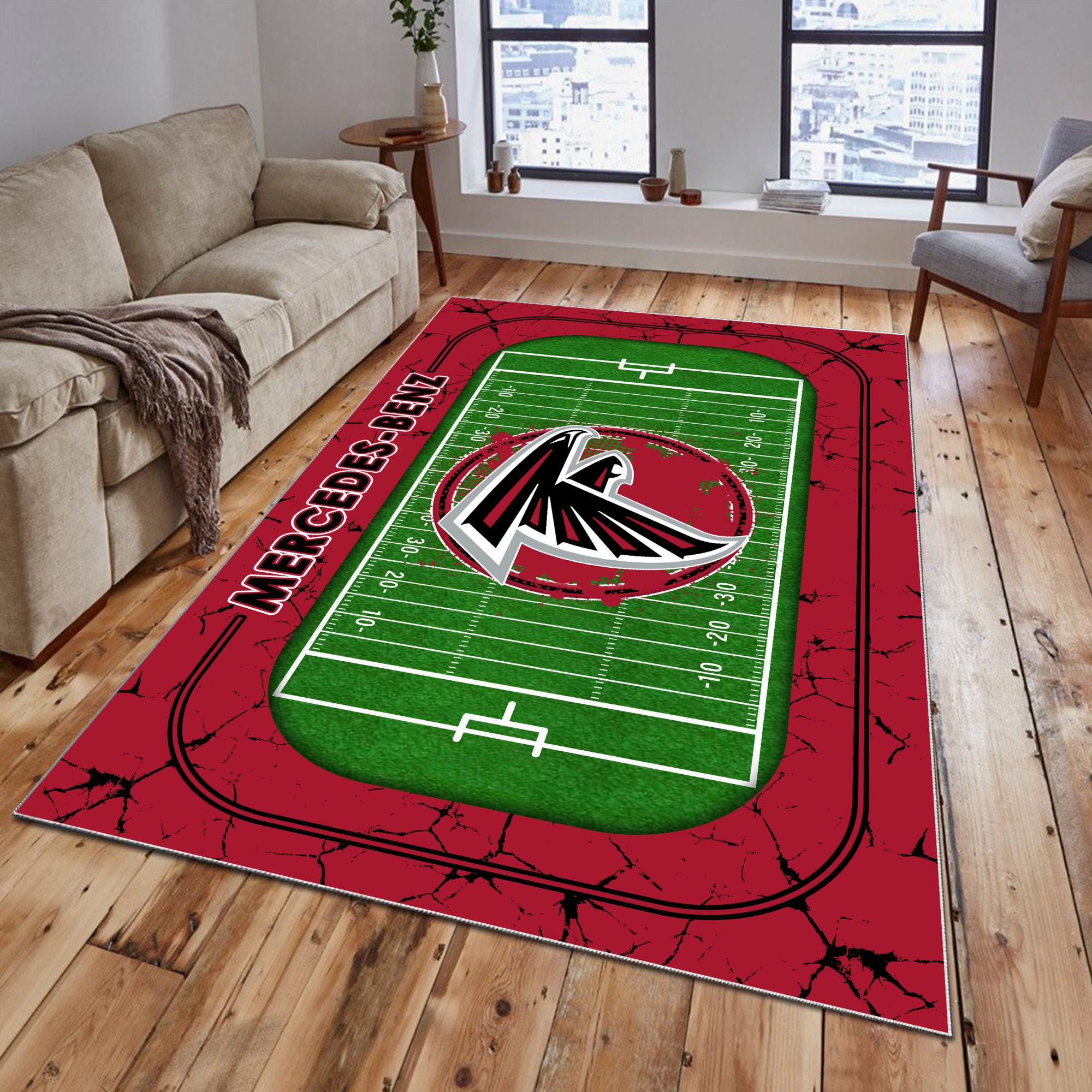 Sportswearmerch Atlanta Falcons NFL Area Rug For Fan