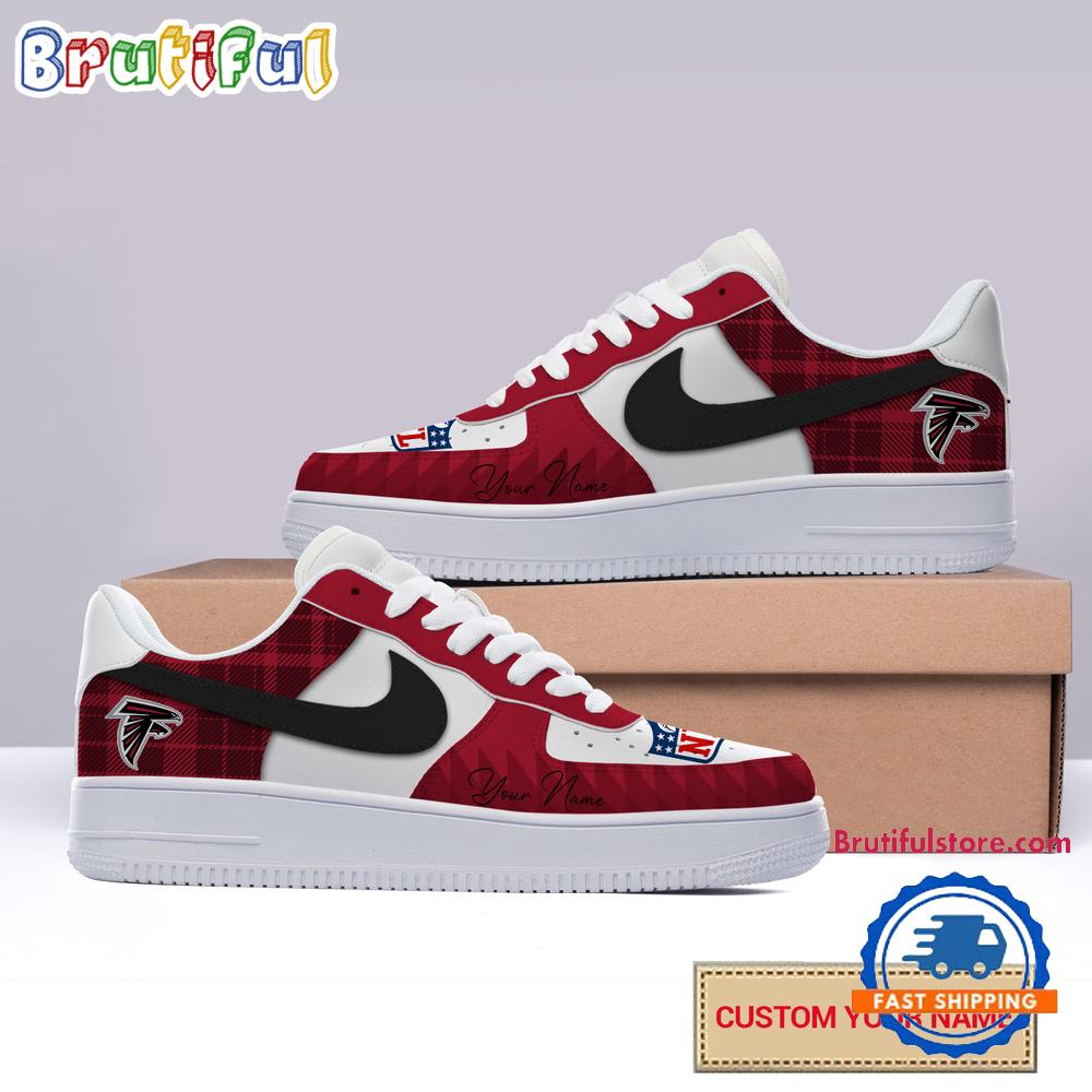 Sportswearmerch Atlanta Falcons NFL Christmas Logo Pattern Custom Air Low-Top Shoes For Men And Women