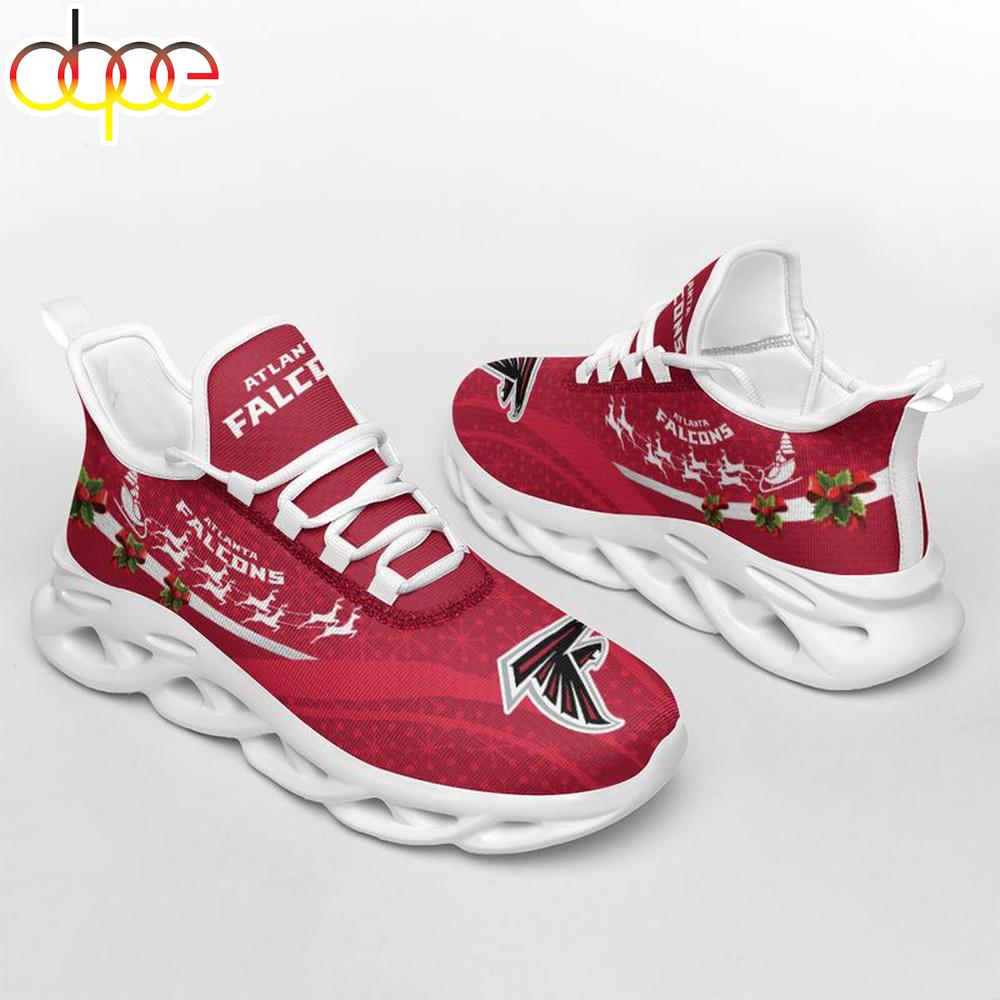Sportswearmerch Atlanta Falcons NFL Christmas Pattern Max Soul Shoes Sneakers For Men And Women Gift