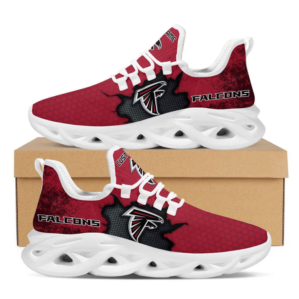 Sportswearmerch Atlanta Falcons NFL Cracked Max Soul Shoes Sneakers For Men And Women