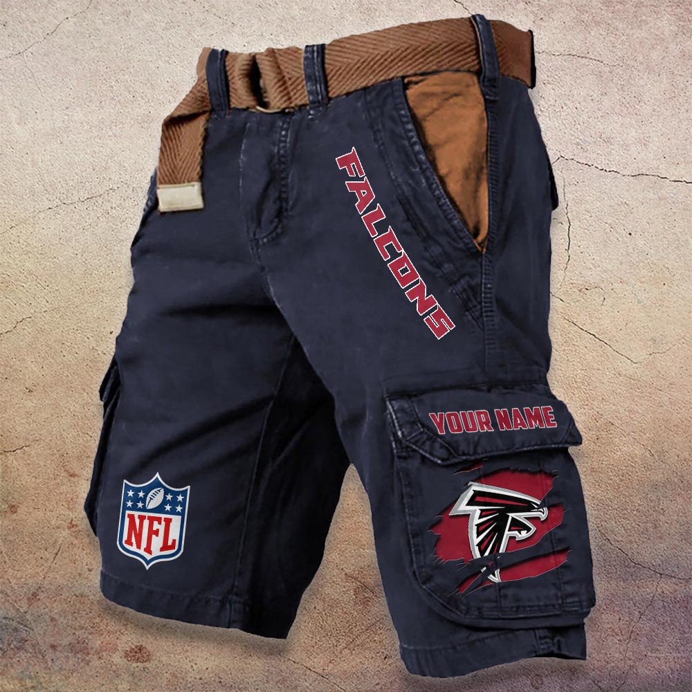 Sportswearmerch Atlanta Falcons NFL Denim Short For Fan