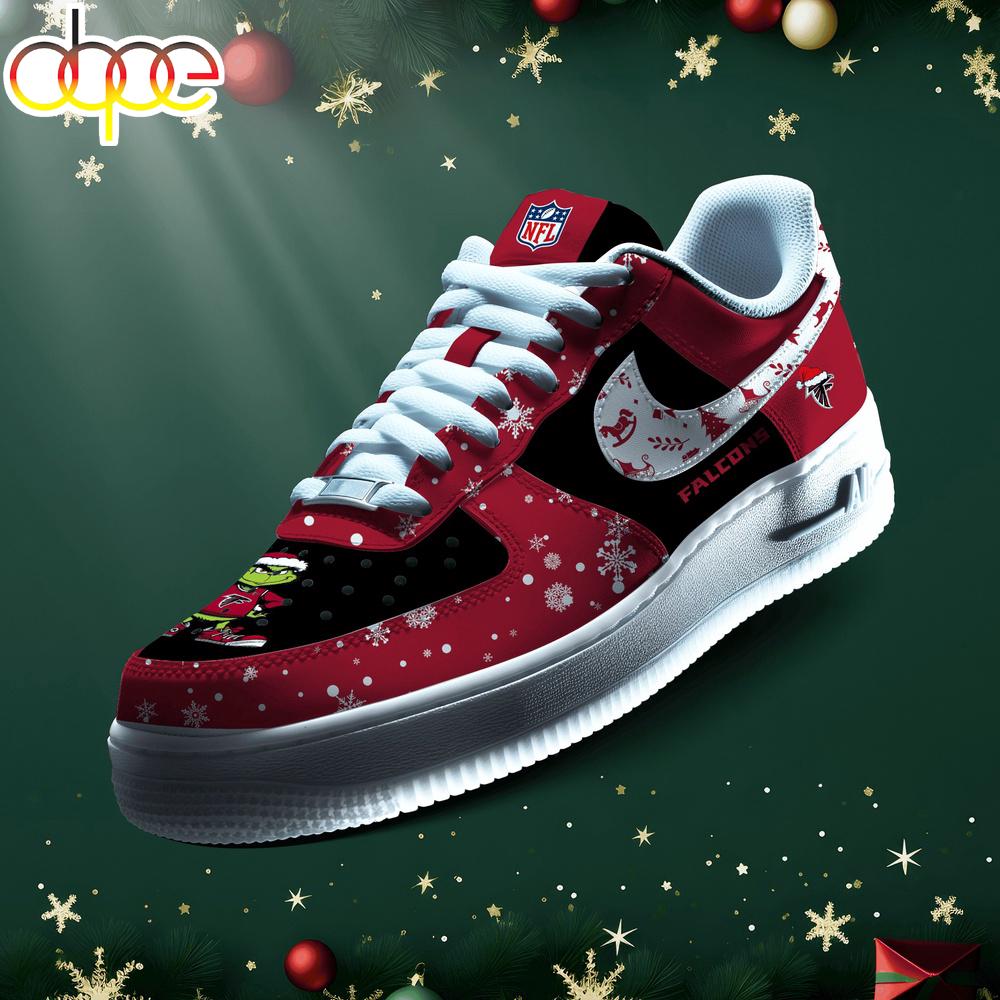 Sportswearmerch Atlanta Falcons NFL Grinch Merry Christmas Air Low-Top Sneakers Shoes For Men And Women