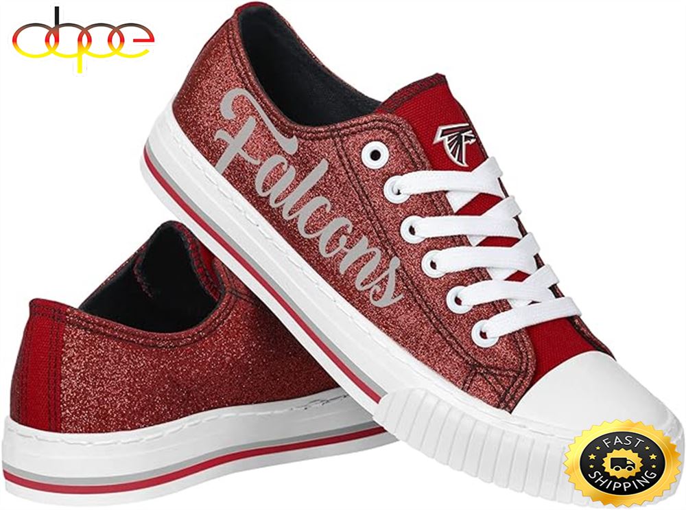 Sportswearmerch Atlanta Falcons NFL Low Top Canvas Sneakers Shoes For Men And Women