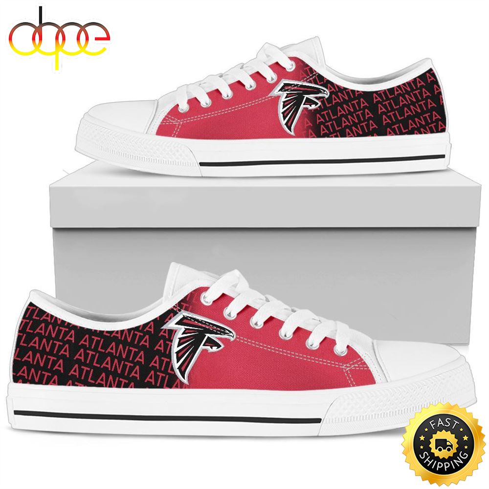Sportswearmerch Atlanta Falcons NFL Low Top Canvas Sneakers Shoes For Men And Women