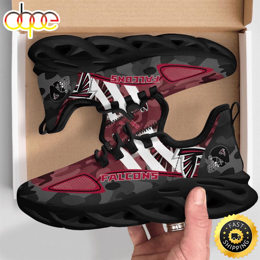 Sportswearmerch Atlanta Falcons NFL Military Camouflage Max Soul Shoes Sneakers For Men And Women