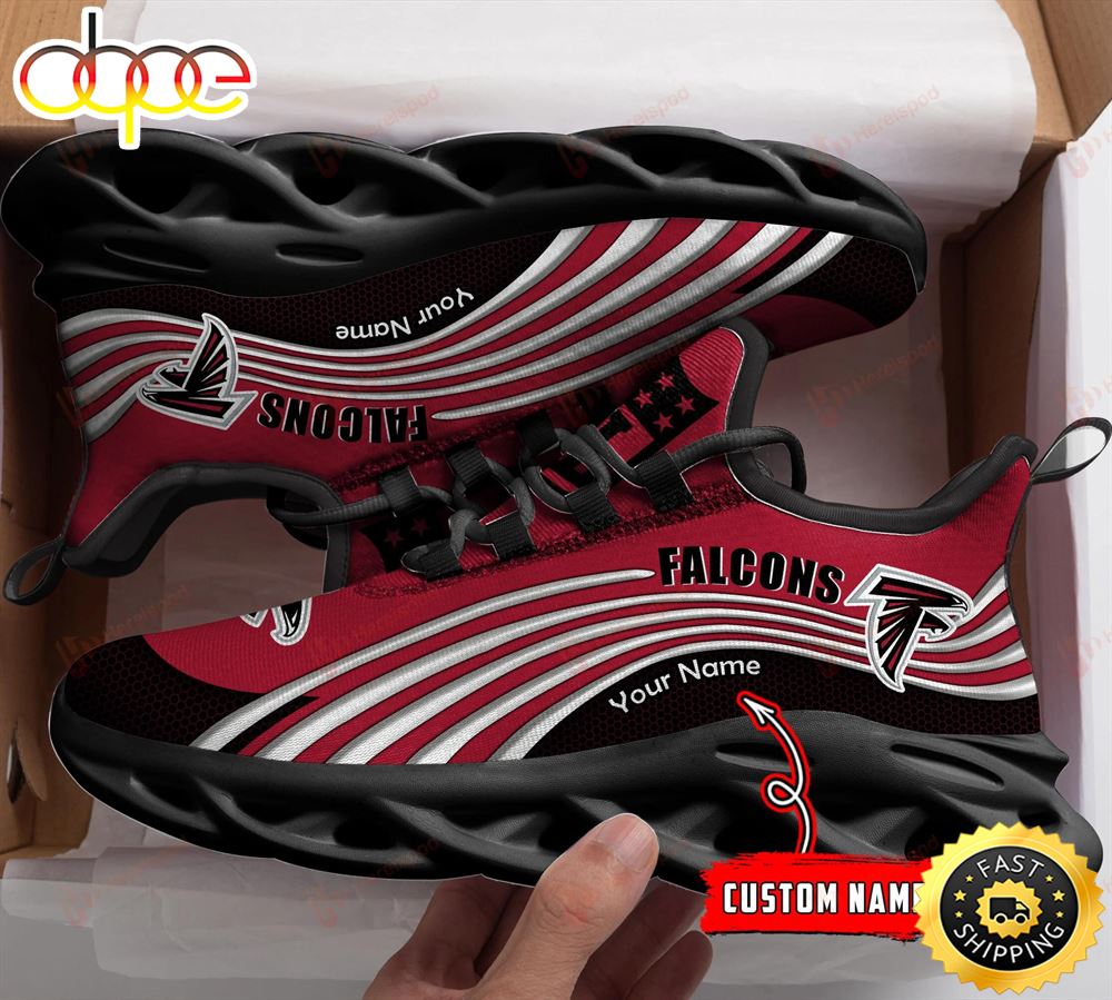 Sportswearmerch Atlanta Falcons NFL Personalized Max Soul Shoes Sneakers For Men And Women