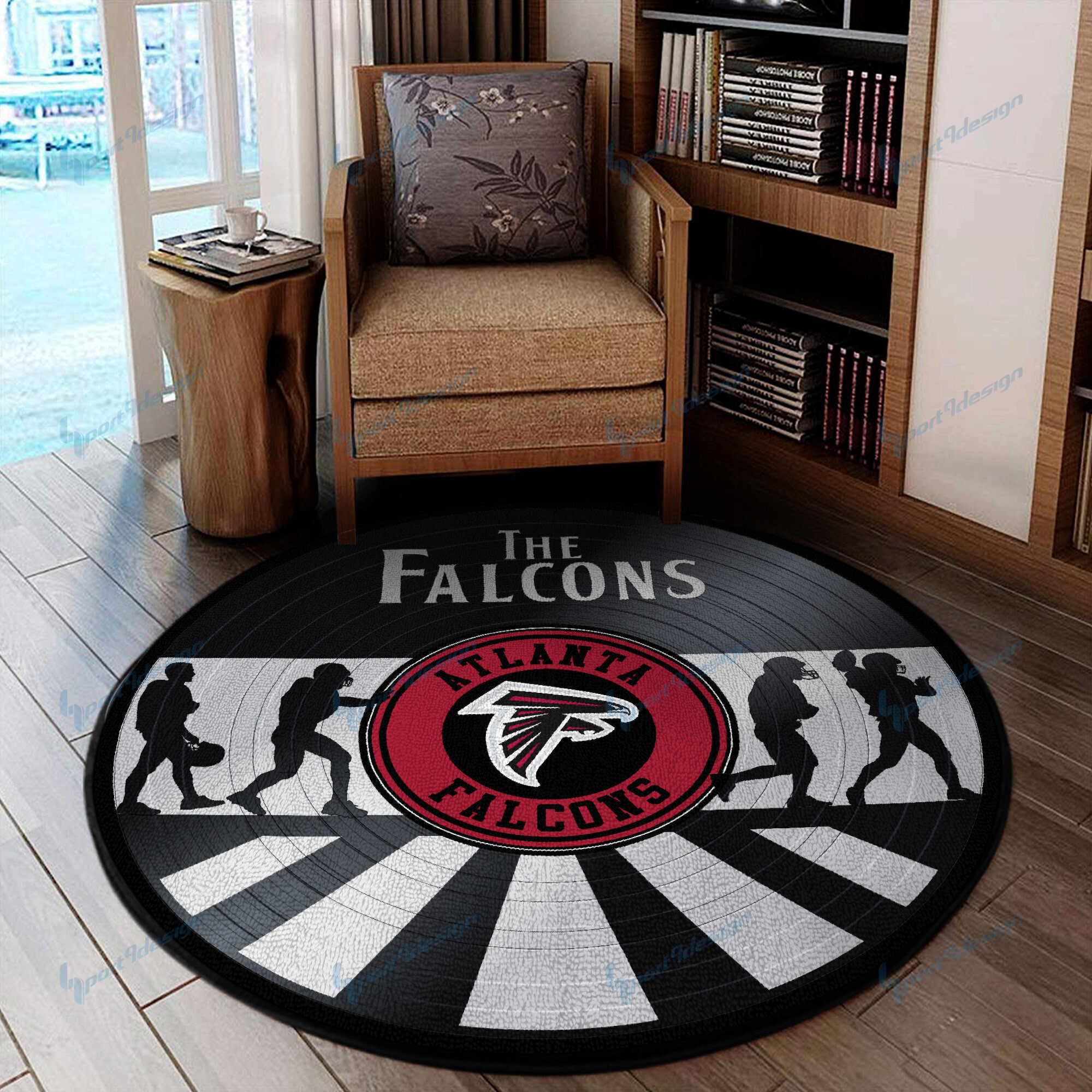Sportswearmerch Atlanta Falcons NFL Round Rug For Fan