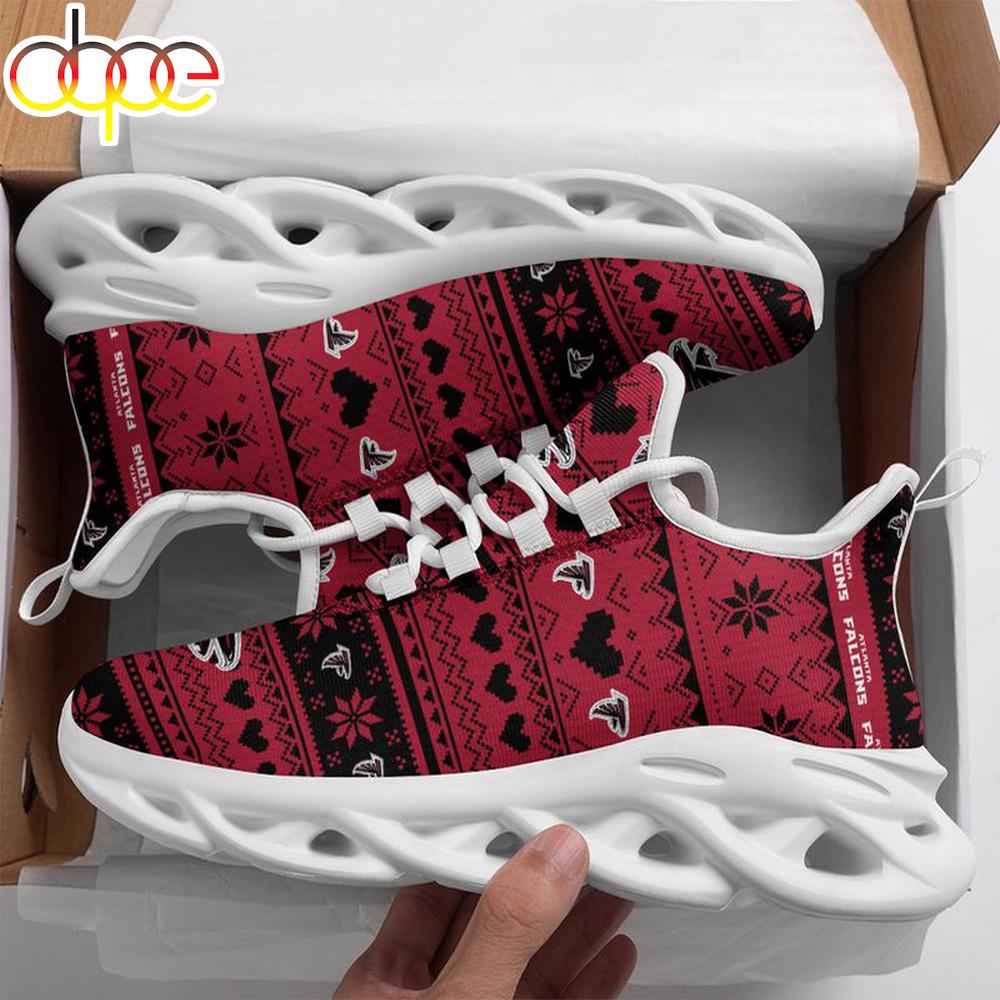 Sportswearmerch Atlanta Falcons NFL X-max Patterns Christmas Max Soul Shoes Sneakers For Men And Women