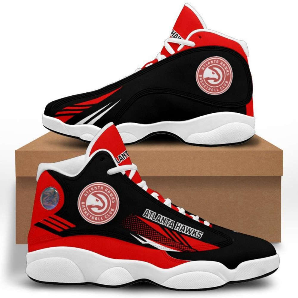 Sportswearmerch Atlanta Hawks NBA AJ13 Sneakers Shoes For Men And Women
