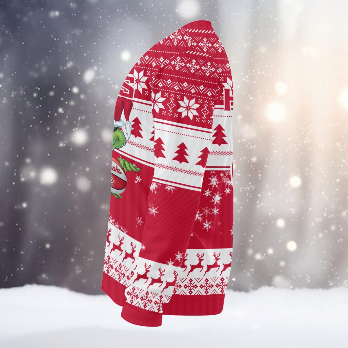Sportswearmerch Atlanta Hawks NBA x Grinch Christmas Ugly Sweater For Fans