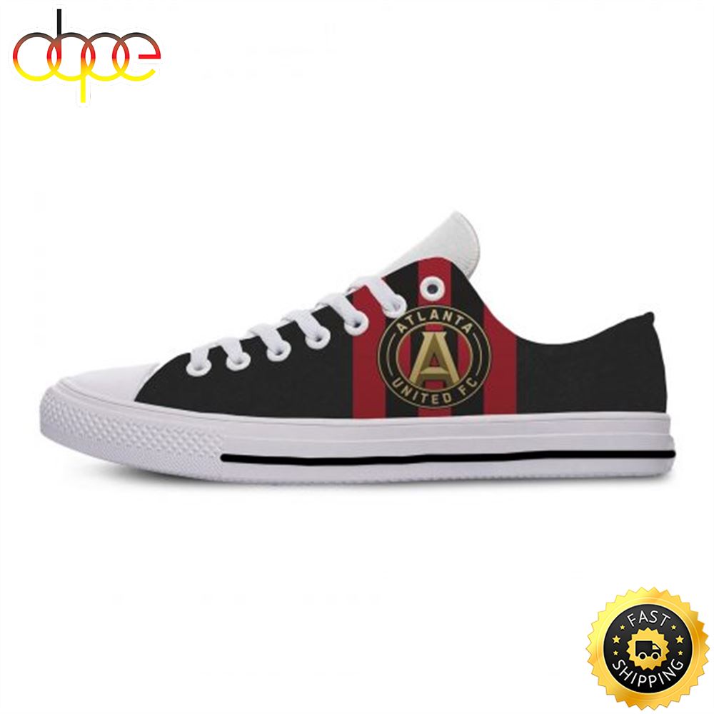 Sportswearmerch Atlanta United FC MLS Low Top Canvas Sneakers Shoes For Men And Women