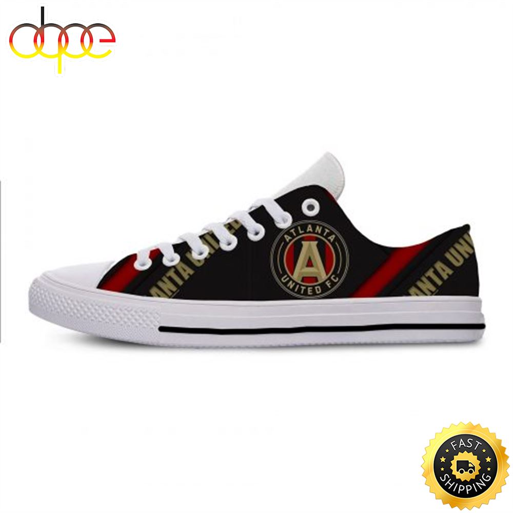 Sportswearmerch Atlanta United FC MLS Low Top Canvas Sneakers Shoes For Men And Women