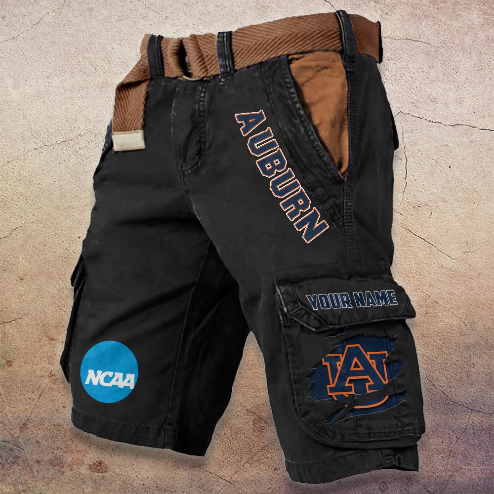 Sportswearmerch Auburn Tigers NCAA Denim Short For Fan