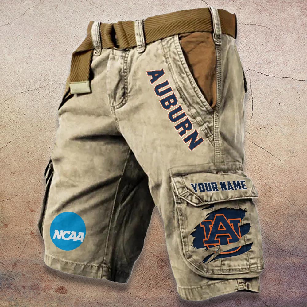 Sportswearmerch Auburn Tigers NCAA Denim Short For Fan