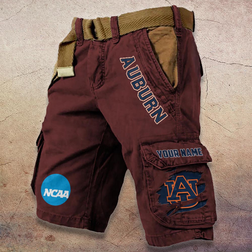 Sportswearmerch Auburn Tigers NCAA Denim Short For Fan