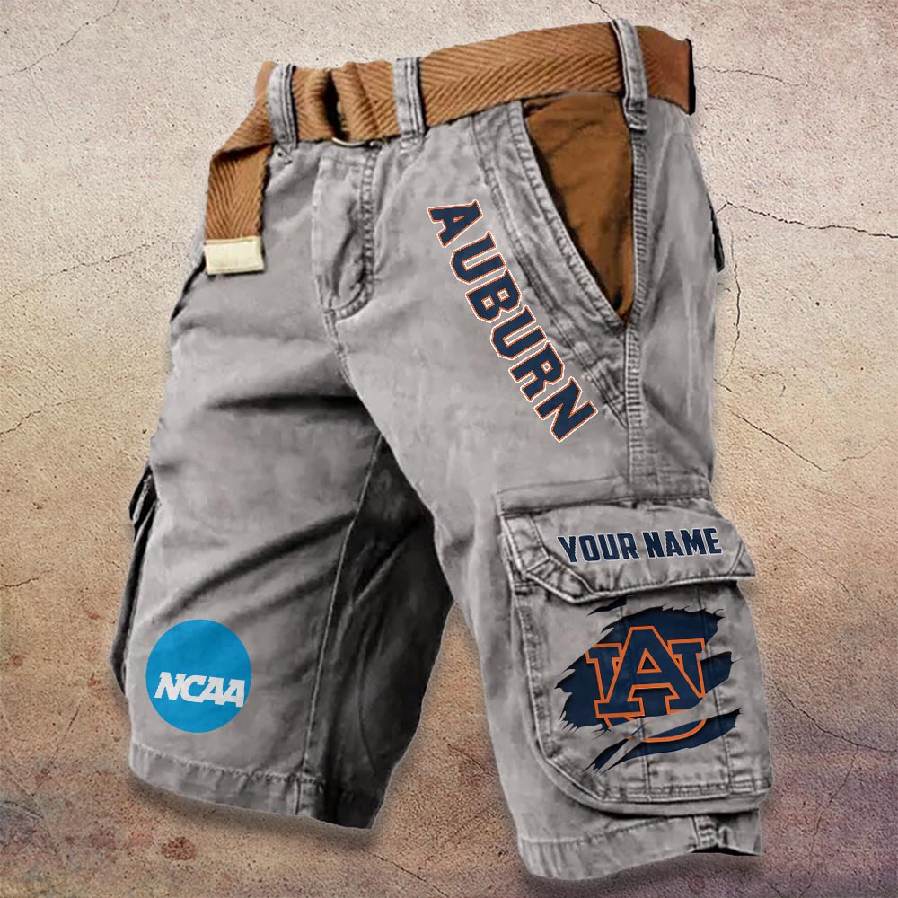 Sportswearmerch Auburn Tigers NCAA Denim Short For Fan