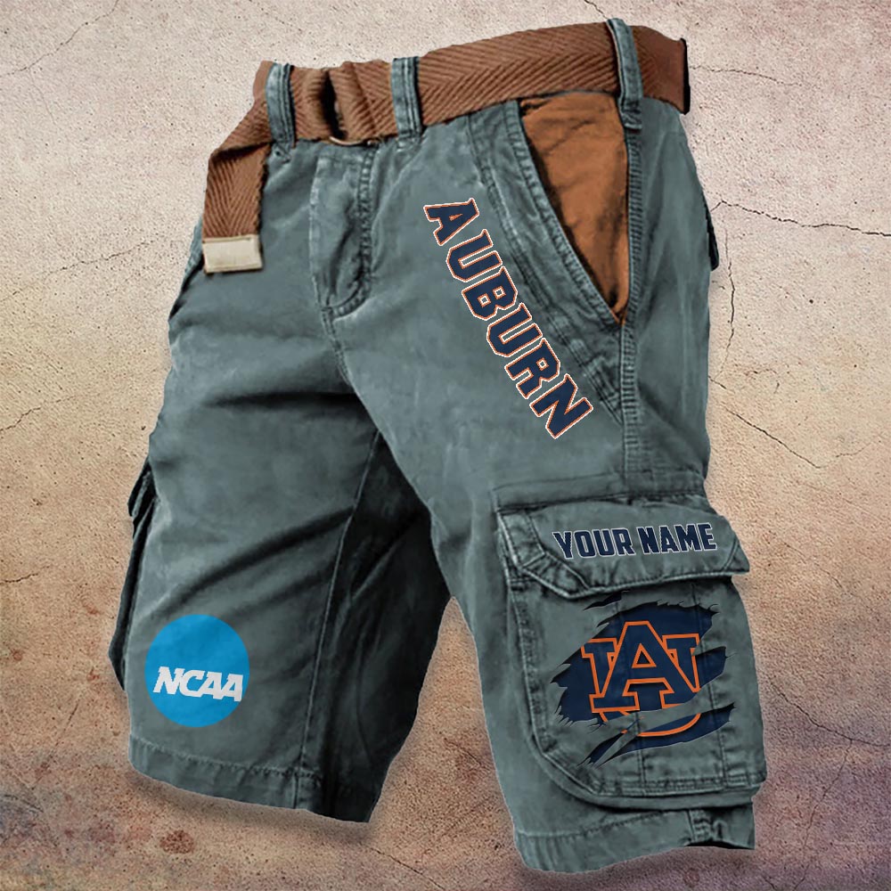 Sportswearmerch Auburn Tigers NCAA Denim Short For Fan