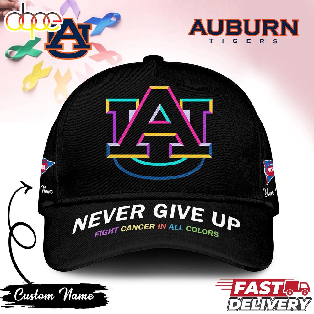 Sportswearmerch Auburn Tigers NCAA Fight Cancer In Classic Cap For Fan