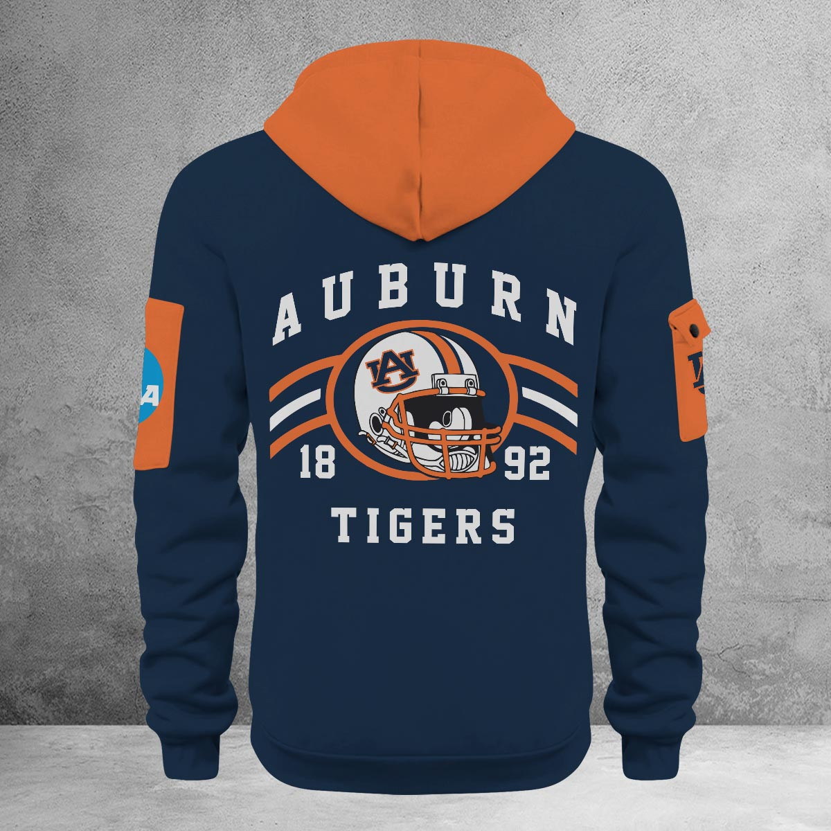 Sportswearmerch Auburn Tigers NCAA Half Zip Hoodie Personalized For Fan
