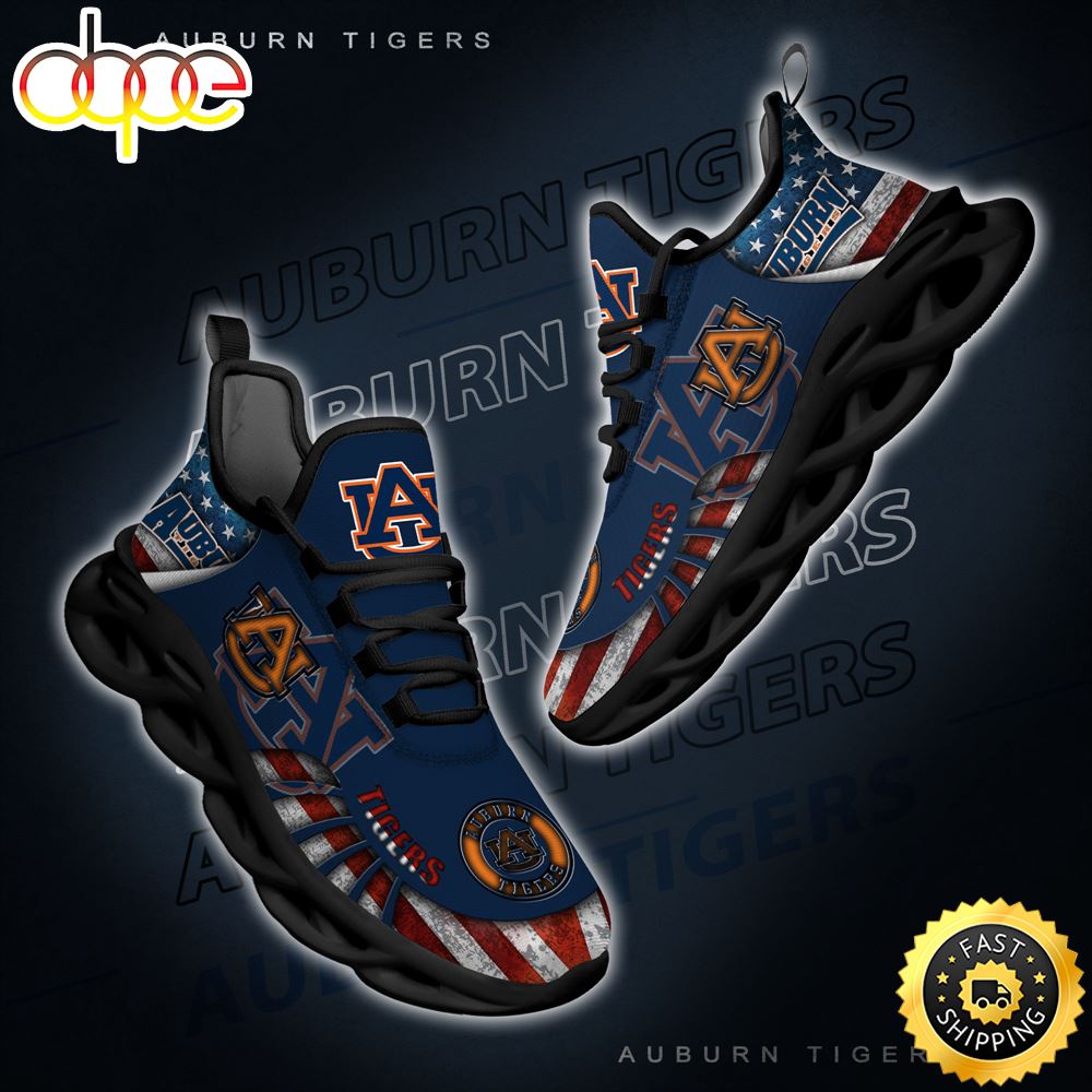 Sportswearmerch Auburn Tigers NCAA Max Soul Shoes Sneakers For Men And Women