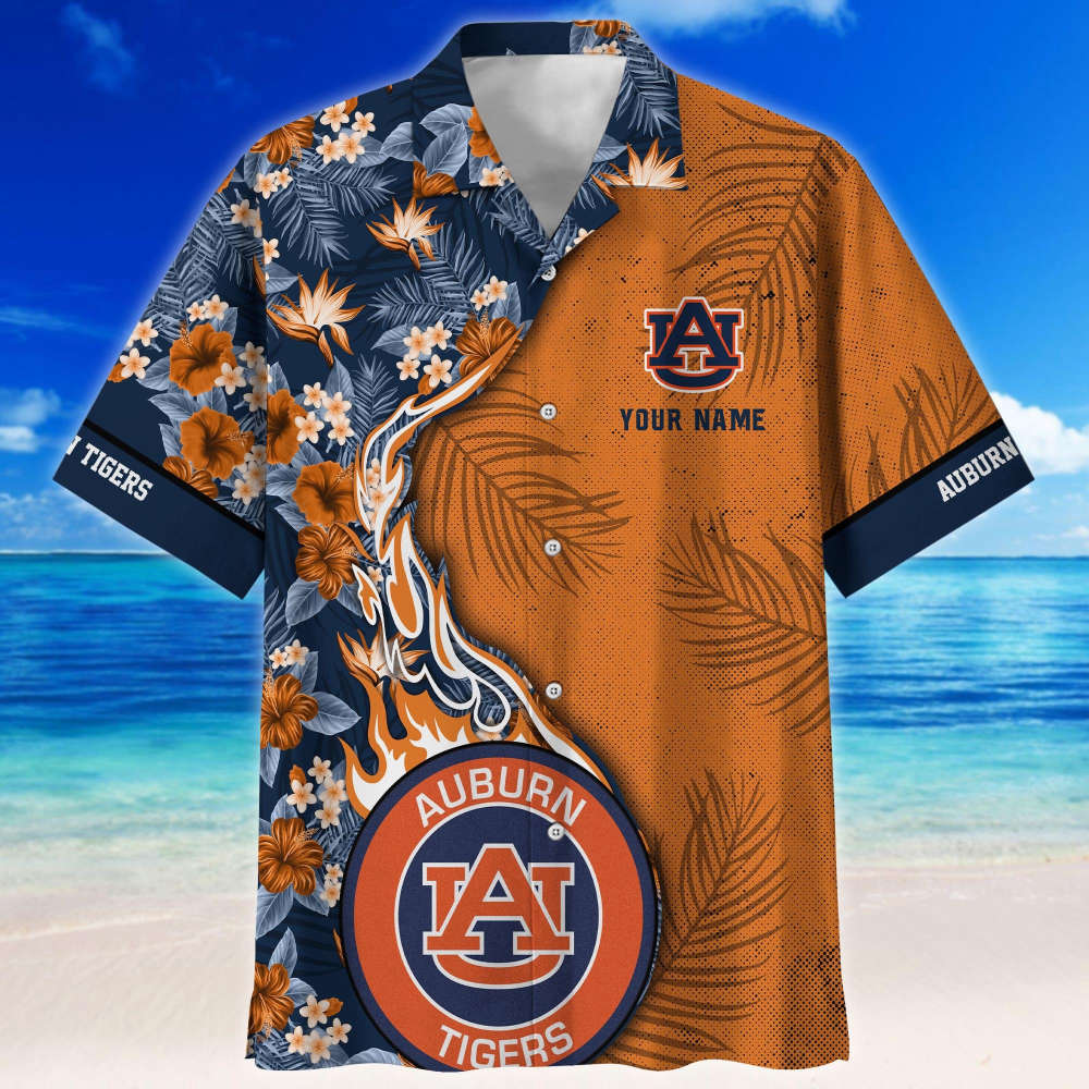 Sportswearmerch Auburn Tigers NCAA Personalized Hawaiian Shirt For Fan
