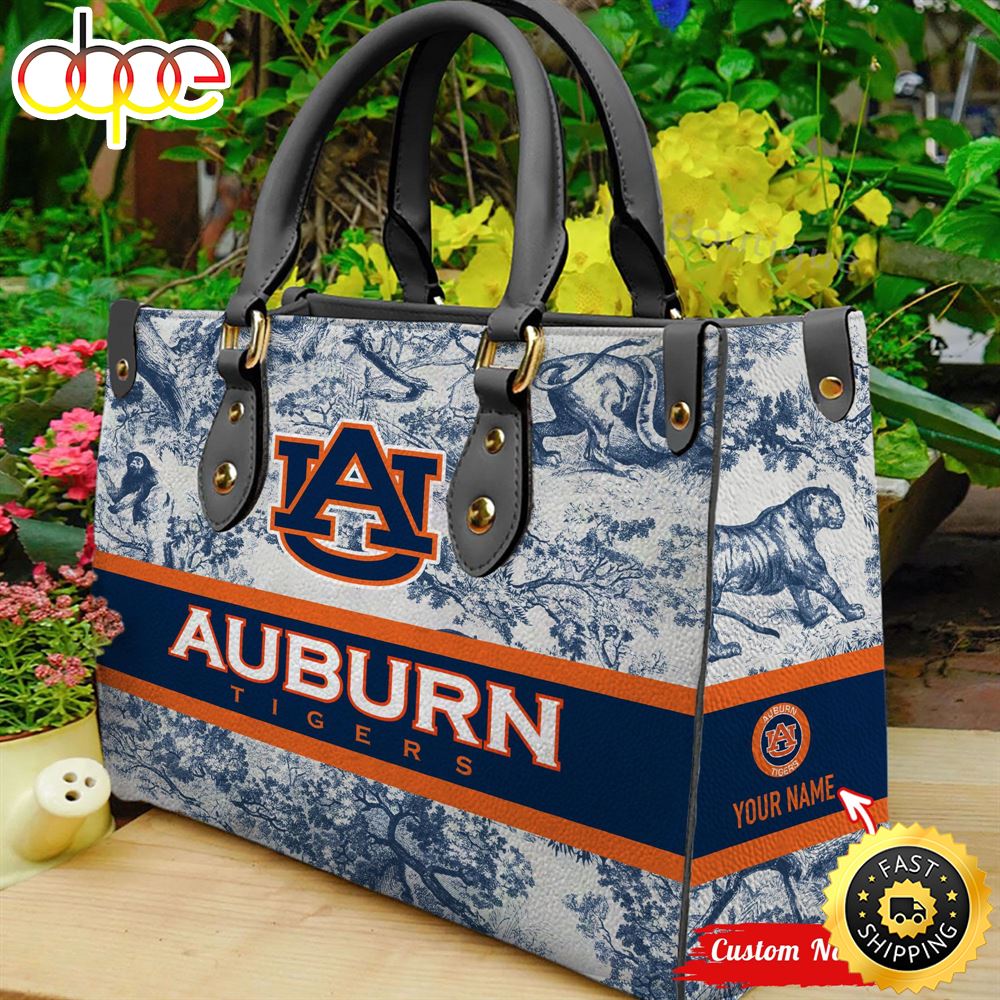 Sportswearmerch Auburn Tigers NCAA Women Leather Hand Bag For Fan