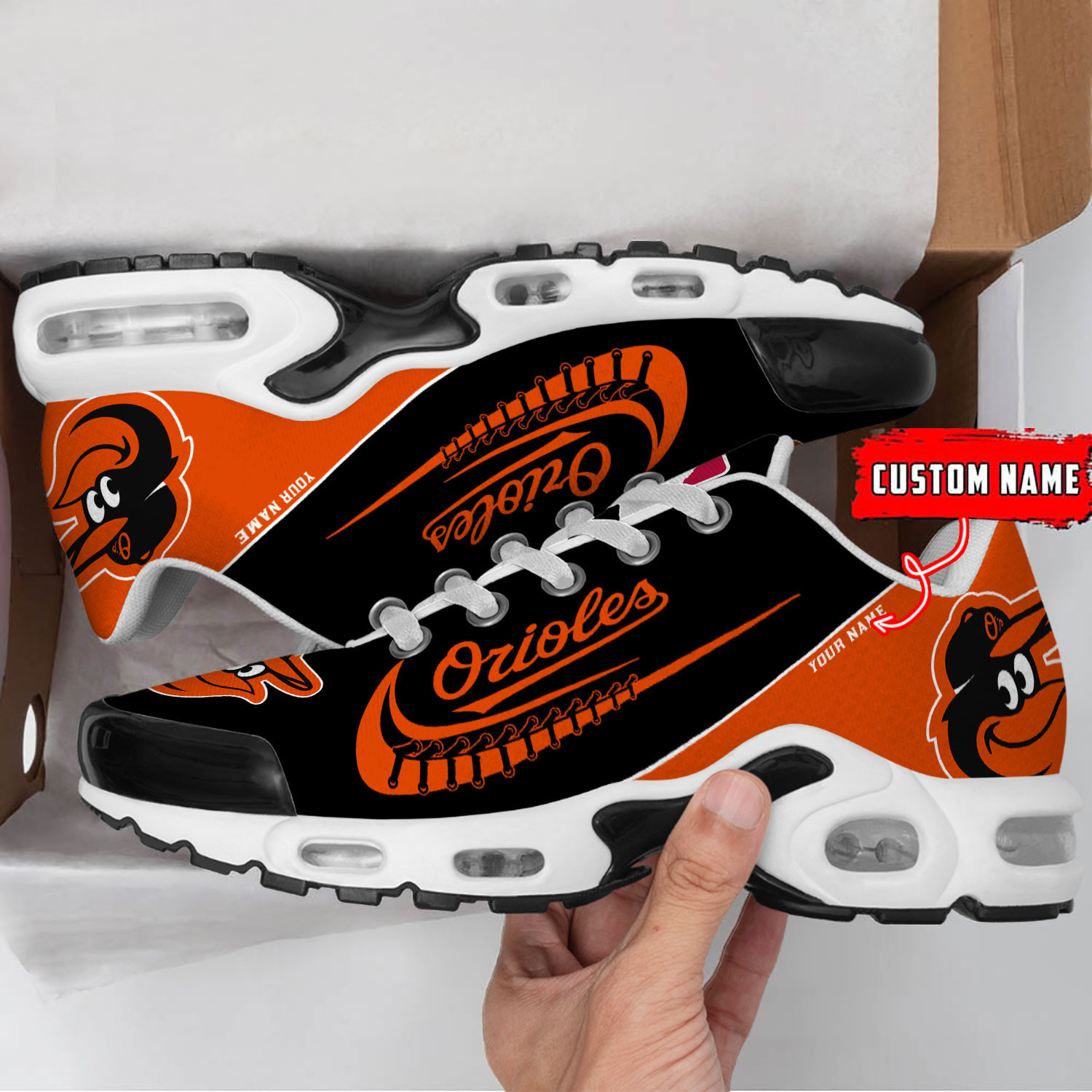 Sportswearmerch Baltimore Orioles MLB TN Shoes Sneakers For Men And Women